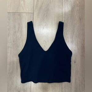 Carbon 38 V-Neck Longline Bra